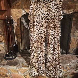 Leopard Print‎ Flare Pants